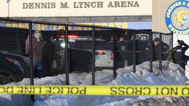 Schüsse bei Eishockey in Pawtucket