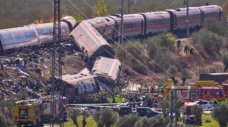 Zusammenstoß zweier Züge in Spanien