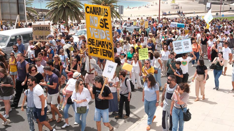 Proteste gegen Massentourismus in Spanien
