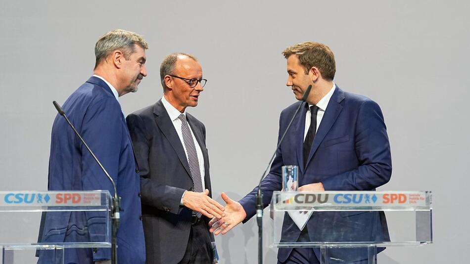 Koalitionsverhandlungen von Union und SPD abgeschlossen