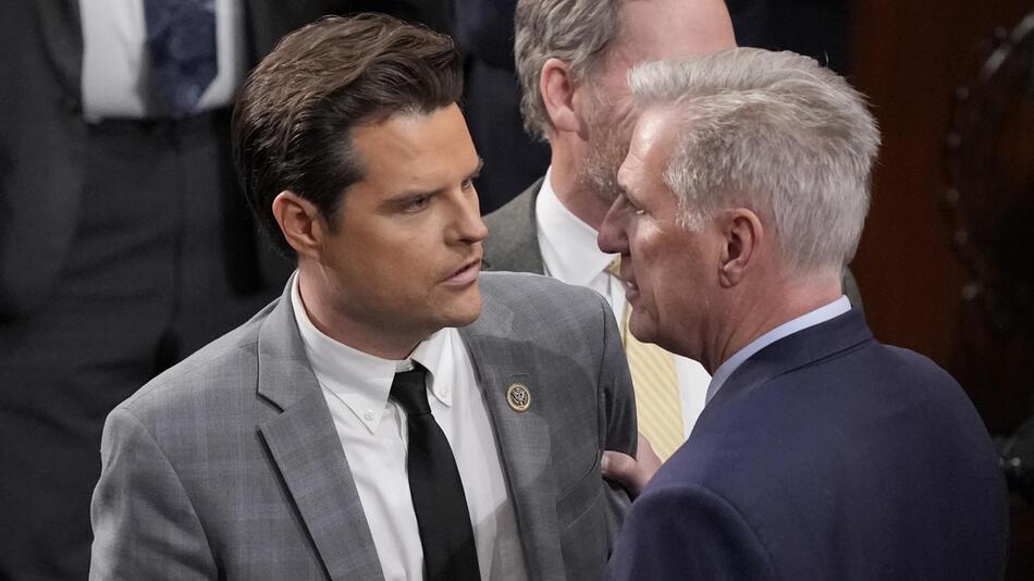 Kevin McCarthy, Matt Gaetz.