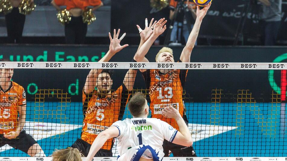 Die BR Volleys im Abwehrmodus