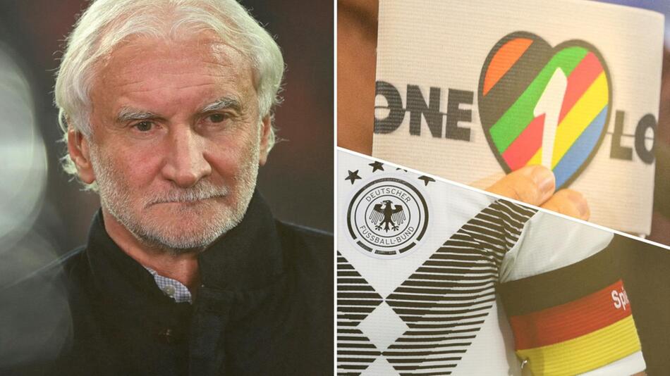 Sportdirektor Rudi Völler empfiehlt die Rückkehr zu einer Kapitänsbinde in den Deutschland-Farben