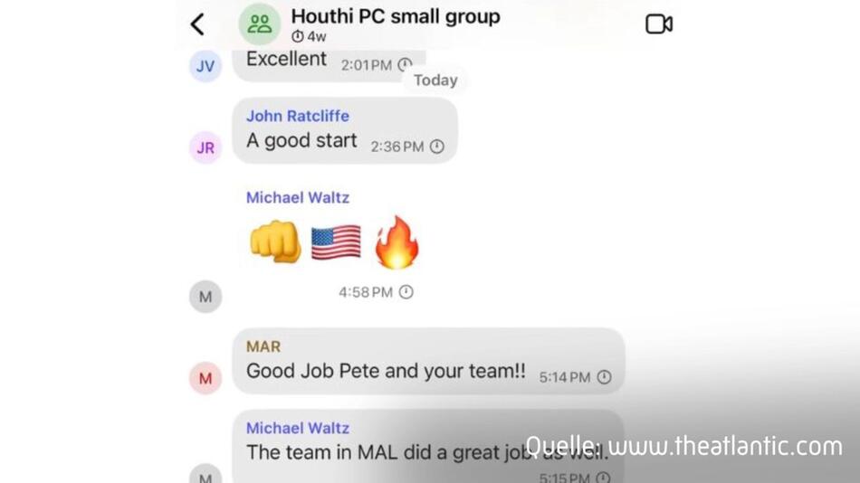 Angriffspläne in privatem Gruppenchat besprochen? Trump-Minister unter Druck