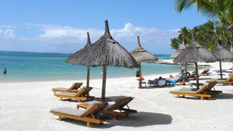 Strand auf Mauritius