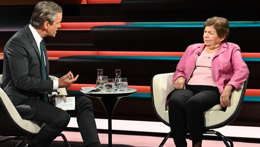 Ruth Winkelmann bei "Markus Lanz"