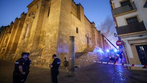 Brand in Kathedrale von Cordoba