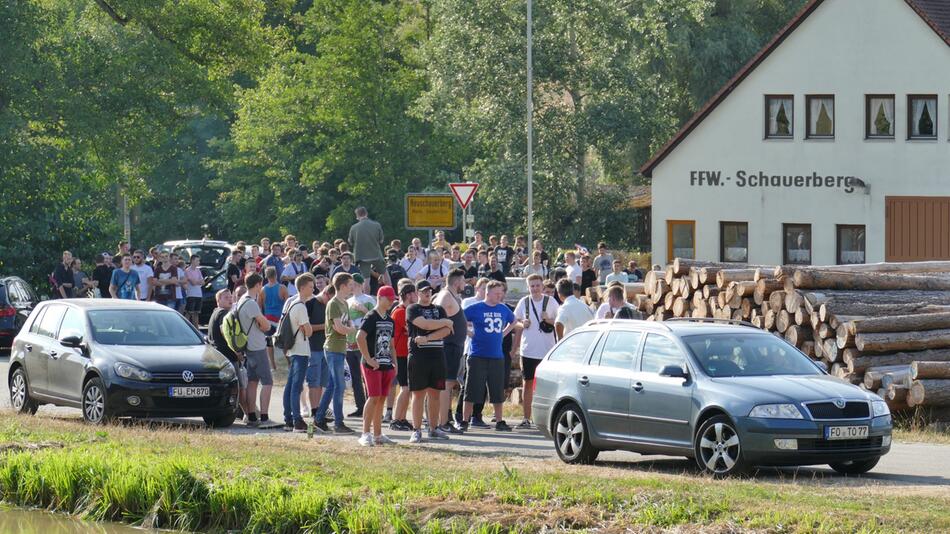 Demonstration gegen Youtuber "Drachenlord"