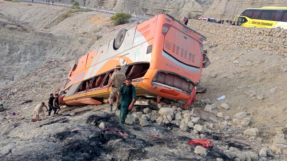 Busunfall in Pakistan