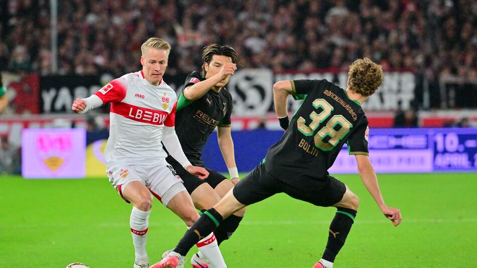 Gladbach mit dem Anschlusstreffer – alles wieder offen in Stuttgart