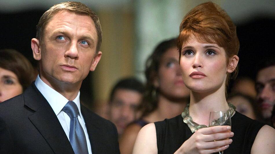 Daniel Craig und Gemma Arterton in "James Bond 007: Ein Quantum Trost" aus dem Jahr 2008.