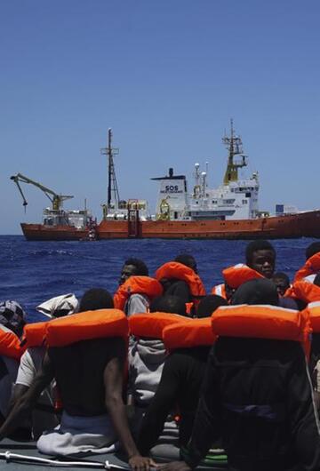 Rettungseinsatz im Mittelmeer