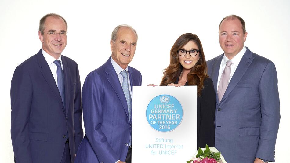 United Internet for UNICEF, UNICEF, UNICEF Germany Partner of the Year 2016