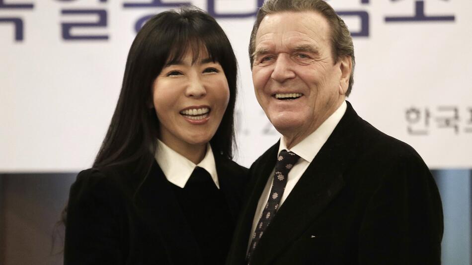 Gerhard Schröder und Soyeon Kim