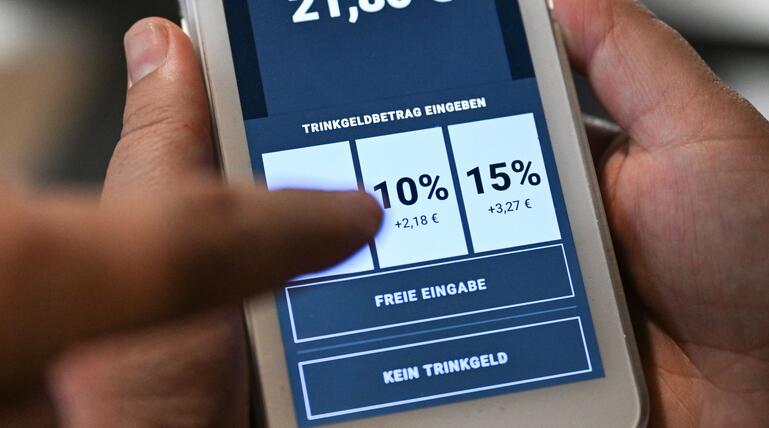 Trinkgeld per Kartenzahlung