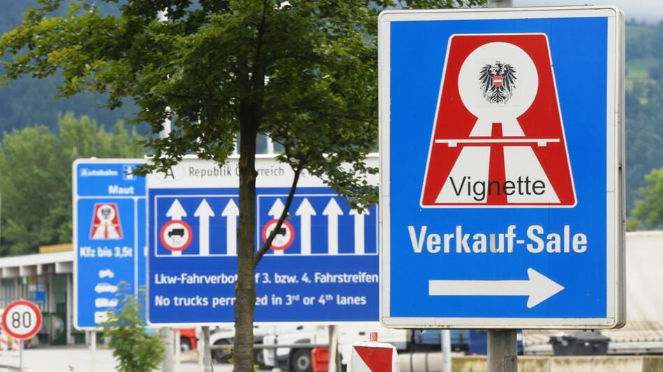 Keine Vignette in Österreich auf fünf grenznahen Autobahnstrecken