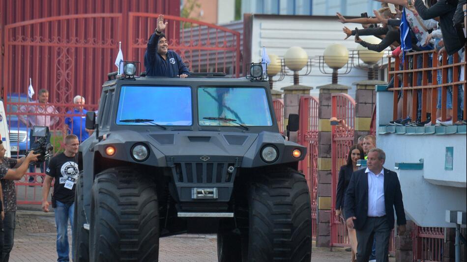 Diego Maradona in Brest