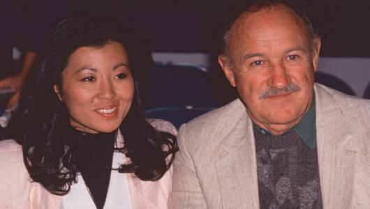 Gene Hackman und Ehefrau Betsy Arakawa im Jahr 1989.