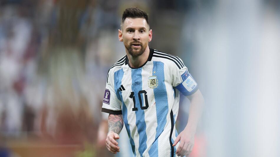 Lionel Messi im WM-Finale 2022.