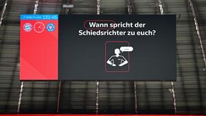 Schiedsrichter-Ansagen im Stadion