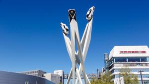 Porsche Hauptquartier in Stuttgart Zuffenhausen