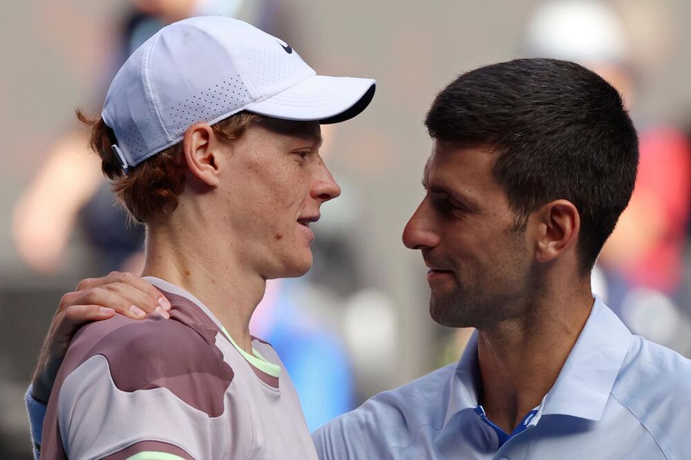 Jannik Sinner und Novak Djokovic