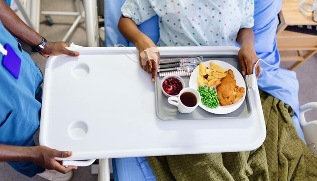 Essen im Krankenhaus