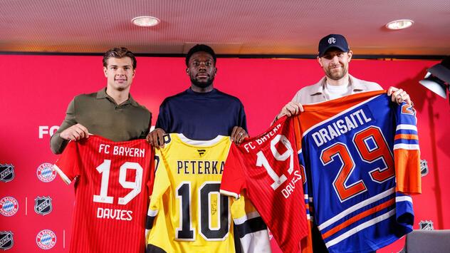 Eishockey, Fußball: Gemeinsame PK von FC Bayern und NHL