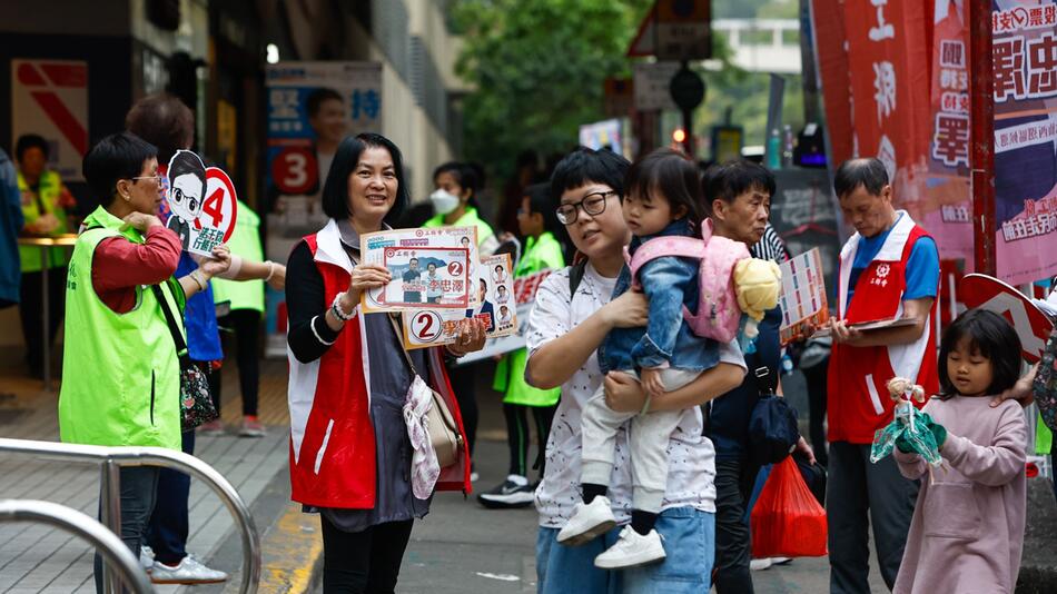 Bezirksratswahlen in Hongkong