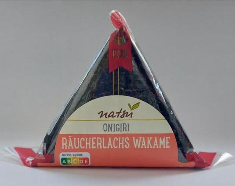 Natsu Onigiri Räucherlachs-Wakame