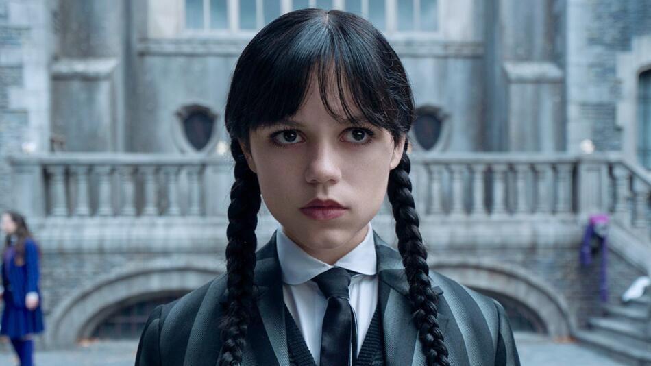 Jenna Ortega in der zweiten Staffel von "Wednesday".