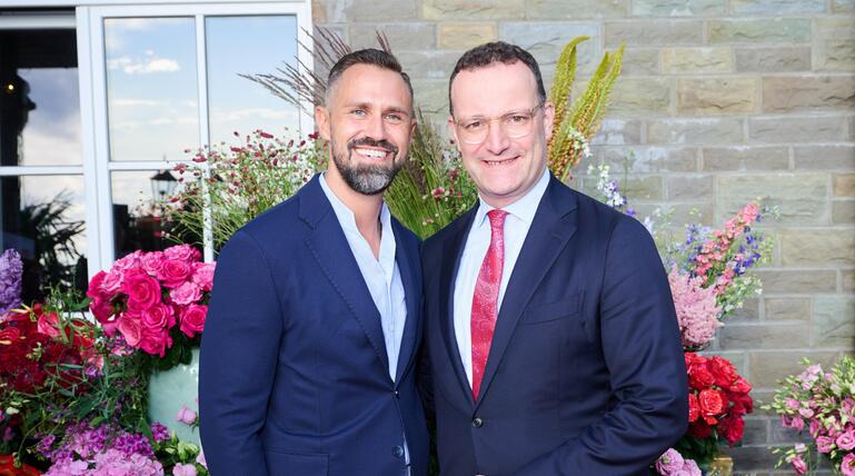 Jens Spahn und Daniel Funke 