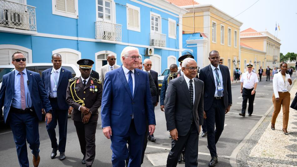 Bundespräsident Steinmeier in Kap Verde