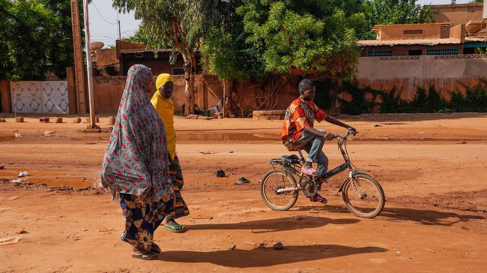 Straßenszene in Niamey