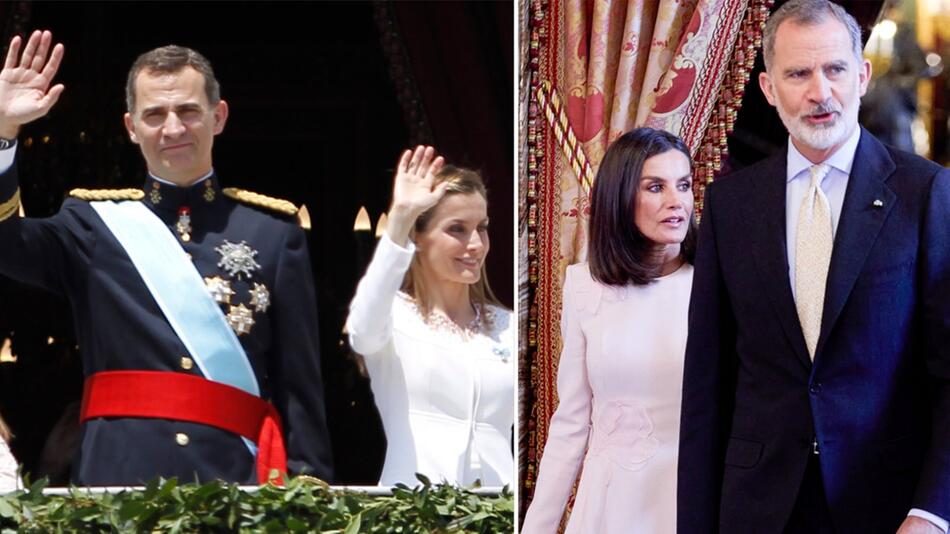 Am 19. Juni 2014 erfolgte die Proklamation von König Felipe und Königin Letizia, die sich auf ...