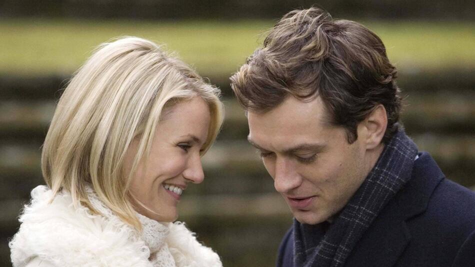 Jude Law und Cameron Diaz in "Liebe braucht keine Ferien".