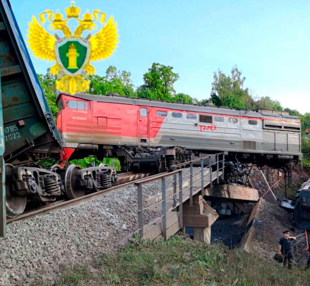 Ukraine-Krieg - Zug entgleist in Brjansk