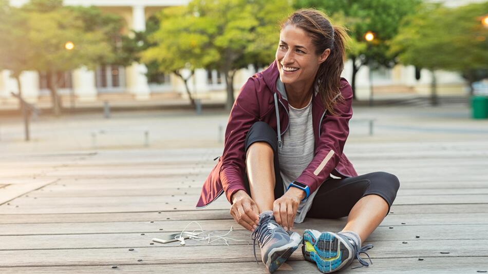 Frau beim Sport