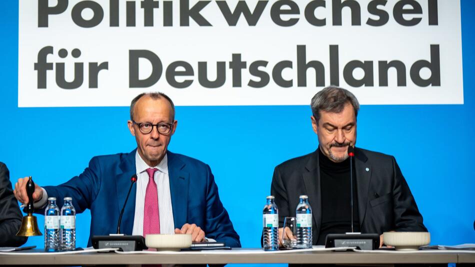 Vorstellung gemeinsames Wahlprogramm von CDU und CSU