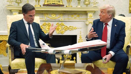 NATO-Generalsekretär Rutte bei US-Präsident Trump