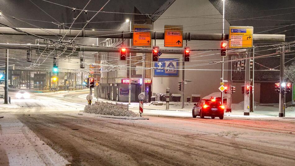 Wintereinbruch in Nordrhein-Westfalen