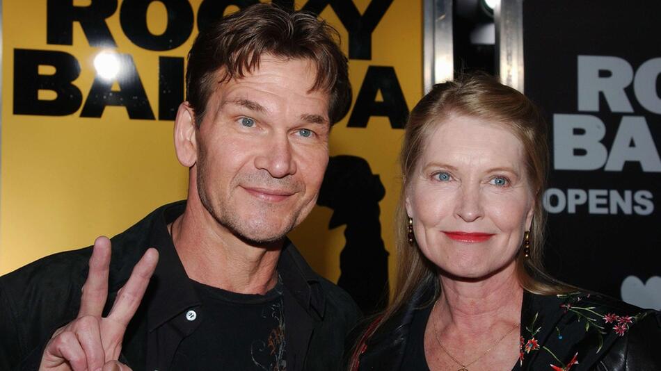 Patrick Swayze und Lisa Niemi im Jahr 2006 auf einer Premiere in Hollywood.