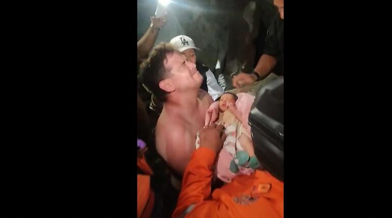 Baby, Erdbeben, Venezuela