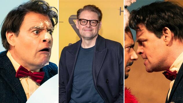 Comedy-Star Max Giermann wie wir ihn kannten (M.) - und wie wir ihn als Bösewicht im "Tatort ...