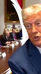 Goldener Prunk: Trump prahlt mit neu gestalteten Kabinettszimmer
