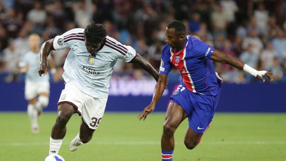 Ausgleich kurz vor der Pause: Aston Villa schockt PSG