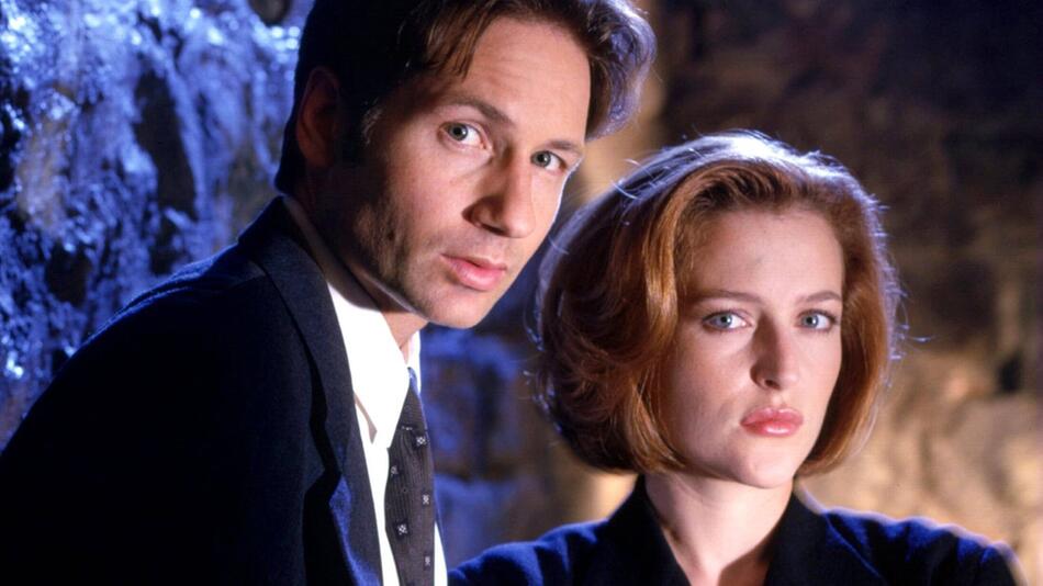 David Duchovny und Gillian Anderson als Mulder und Scully in "Akte X".