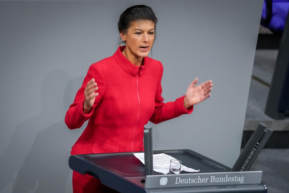 Sahra Wagenknecht (BSW) im Bundestag.