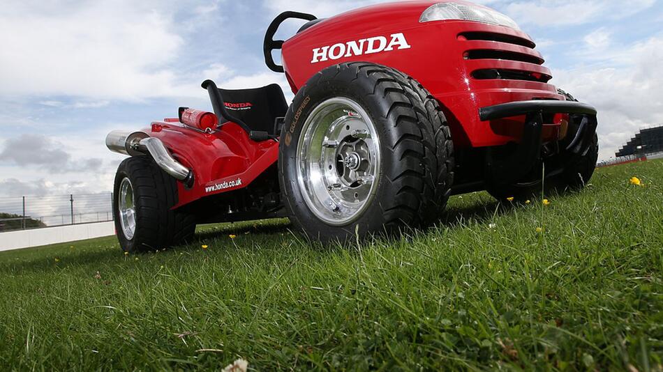 Umgebauter Rasenmäher: Honda "Mean Mower"