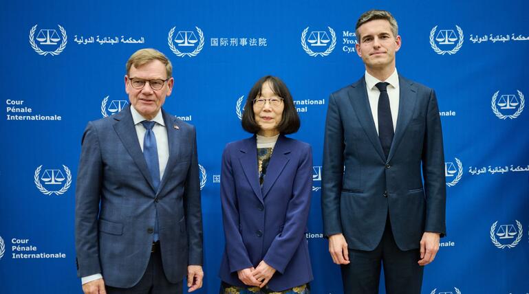 Außenminister Wadephul besucht die Niederlande, Internationaler Strafgerichtshof